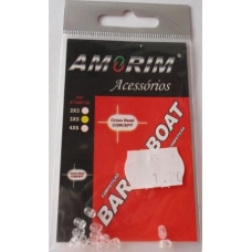 Missangas Crossbite Transparente 3x5